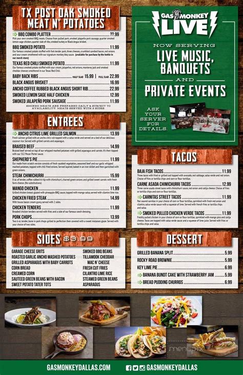 gas monkey|gas monkey menu.